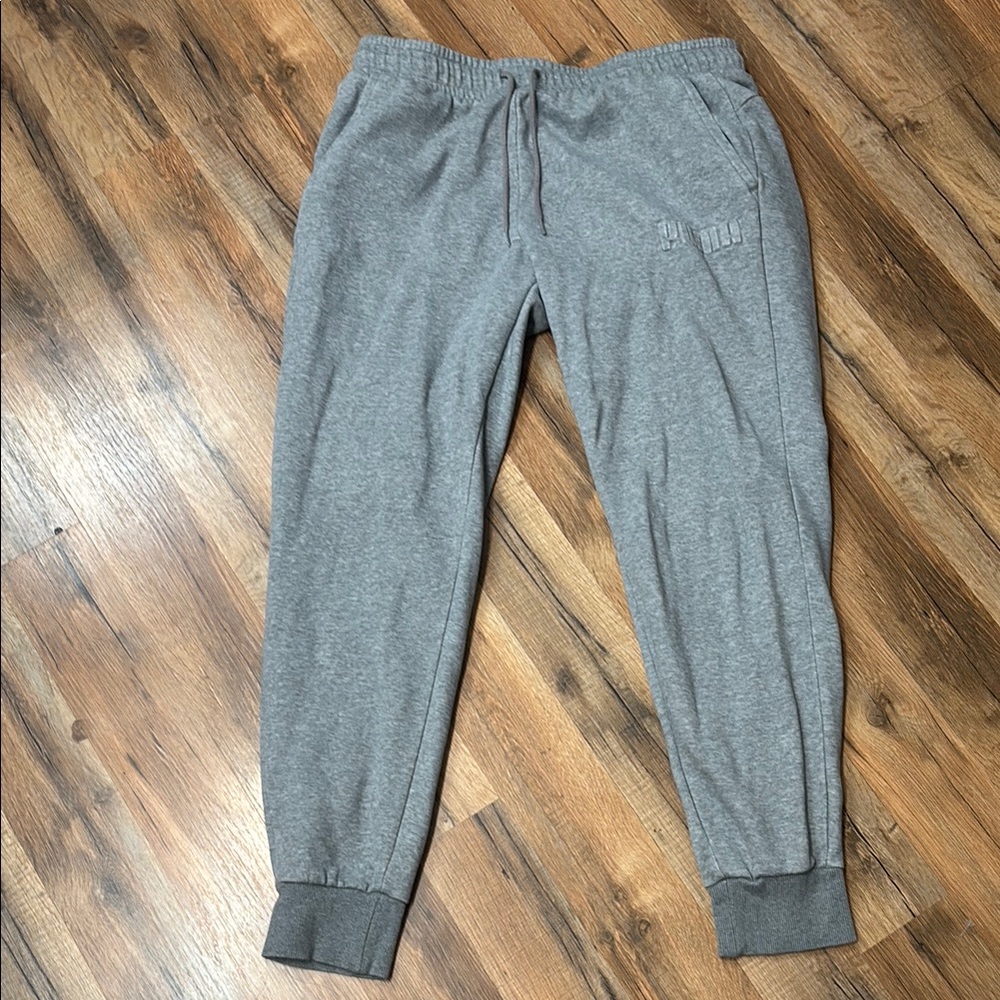 Puma Sweat Pants Men's Medium Grey